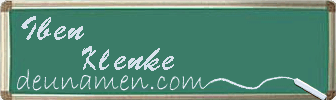 Iben Klenke Visitenkarte